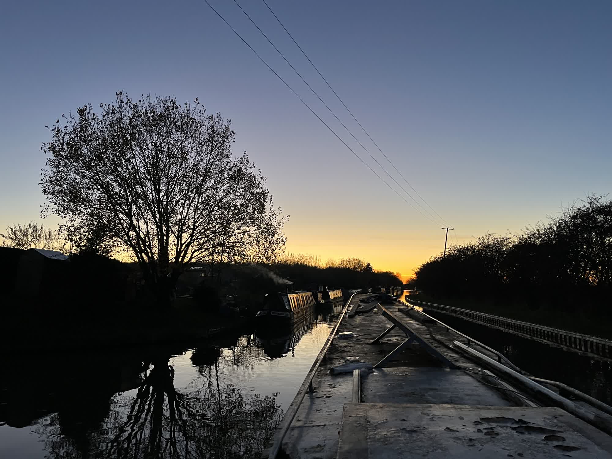 Shakespeare bound at dusk