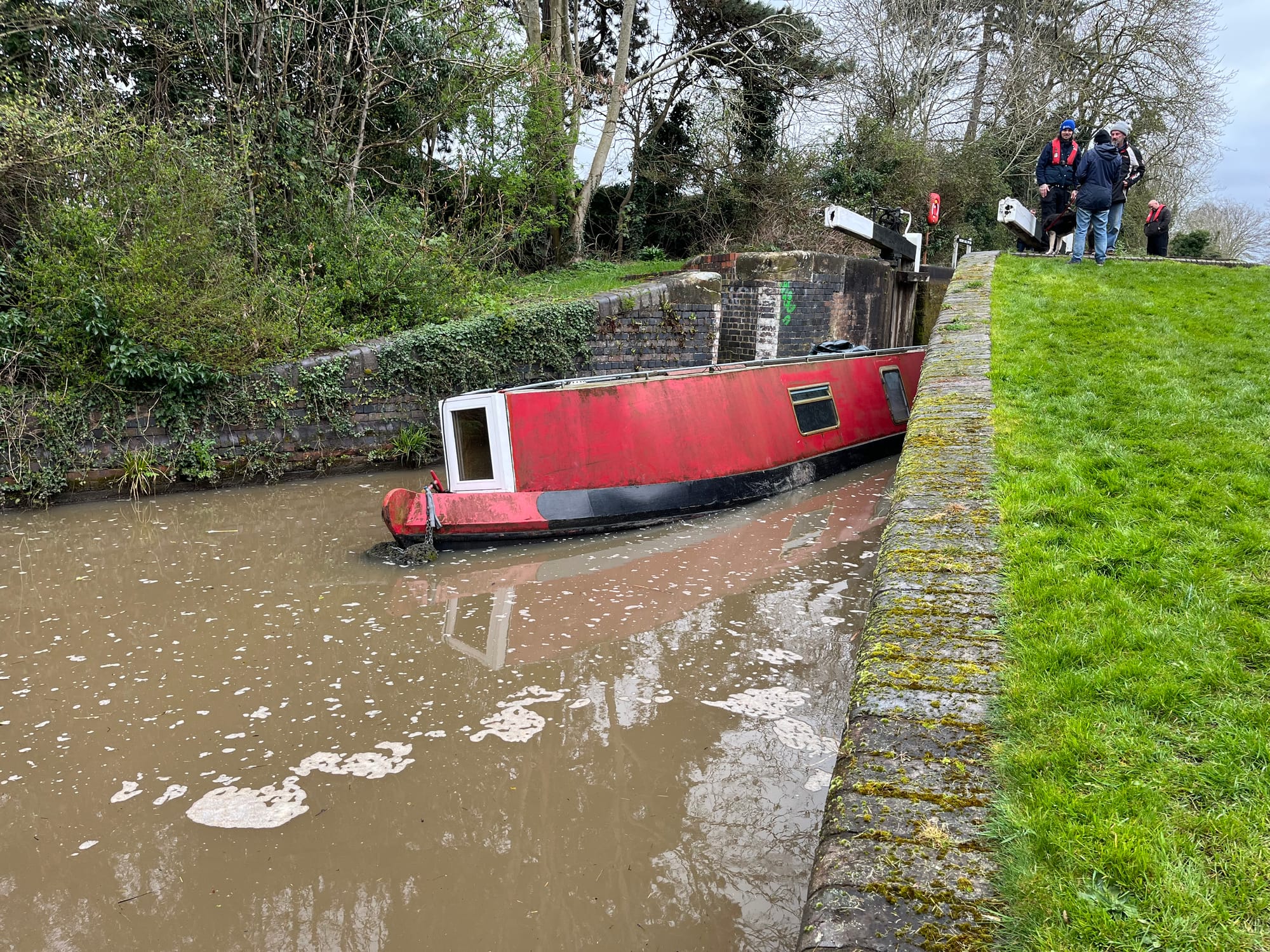 Sunk at the bow